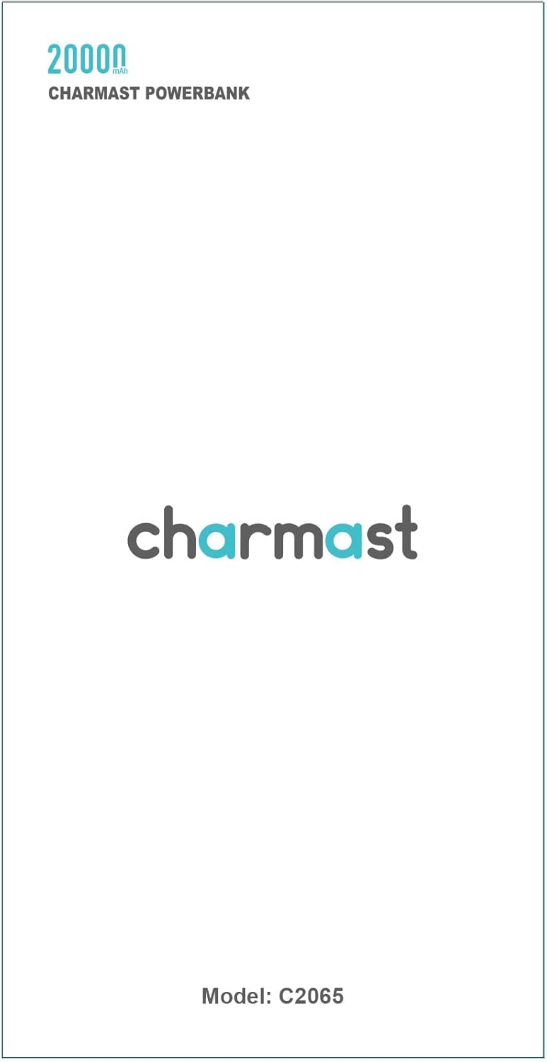 Charmast 20000mAh Portable Charger with 4 Built-in Cables & 6 Outputs, 20W Power Bank Fast Charging - USB C External Battery Pack for iPhone 16 15 14, Android, iPad, Tablet & More (Travel Essential)